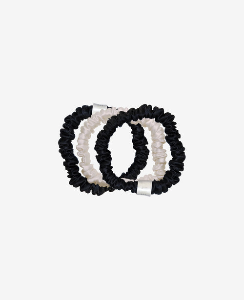 Silk Scrunchie Small Set of 3 pieces