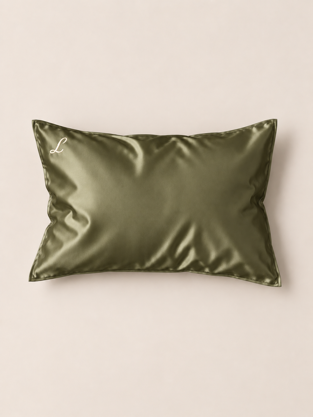 Silk Dreams Pillowcase — Olive