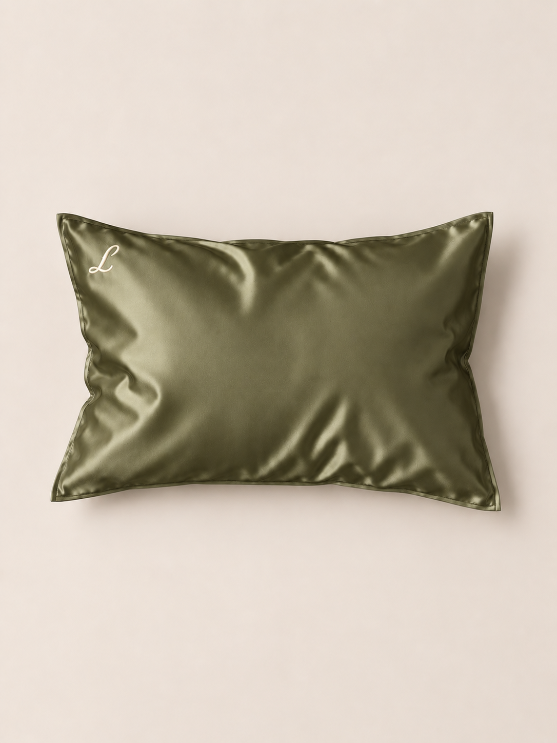 Silk Dreams Pillowcase — Olive