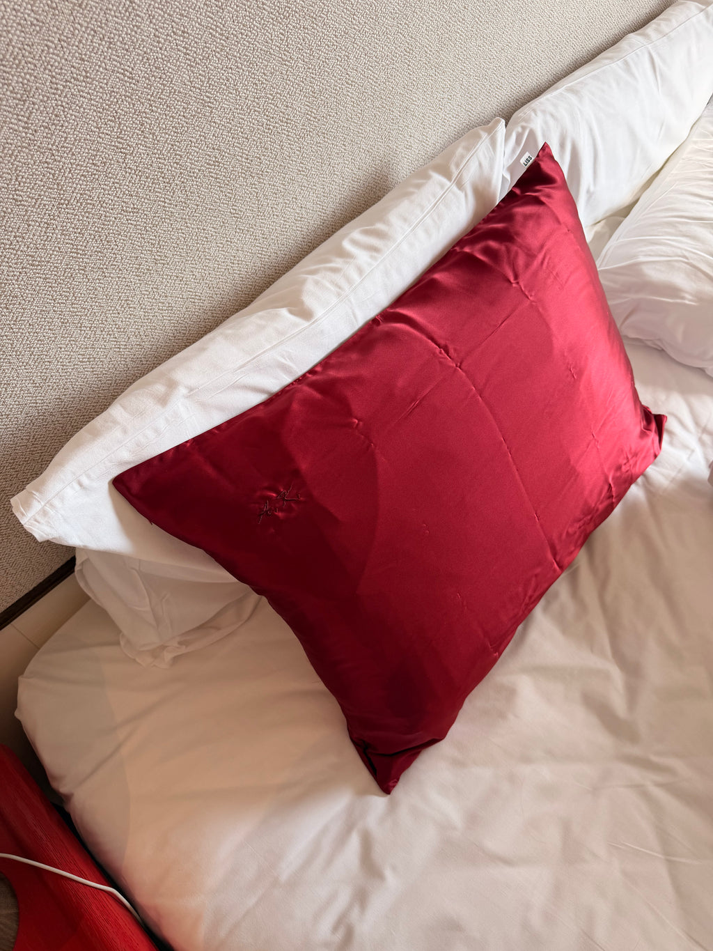 Silk Dreams Pillowcase — Burgundy