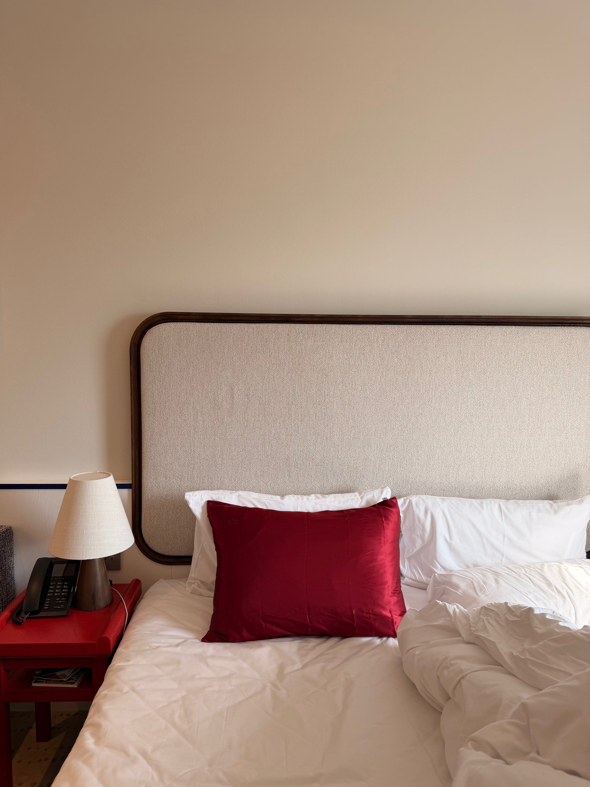 Silk Dreams Pillowcase — Burgundy