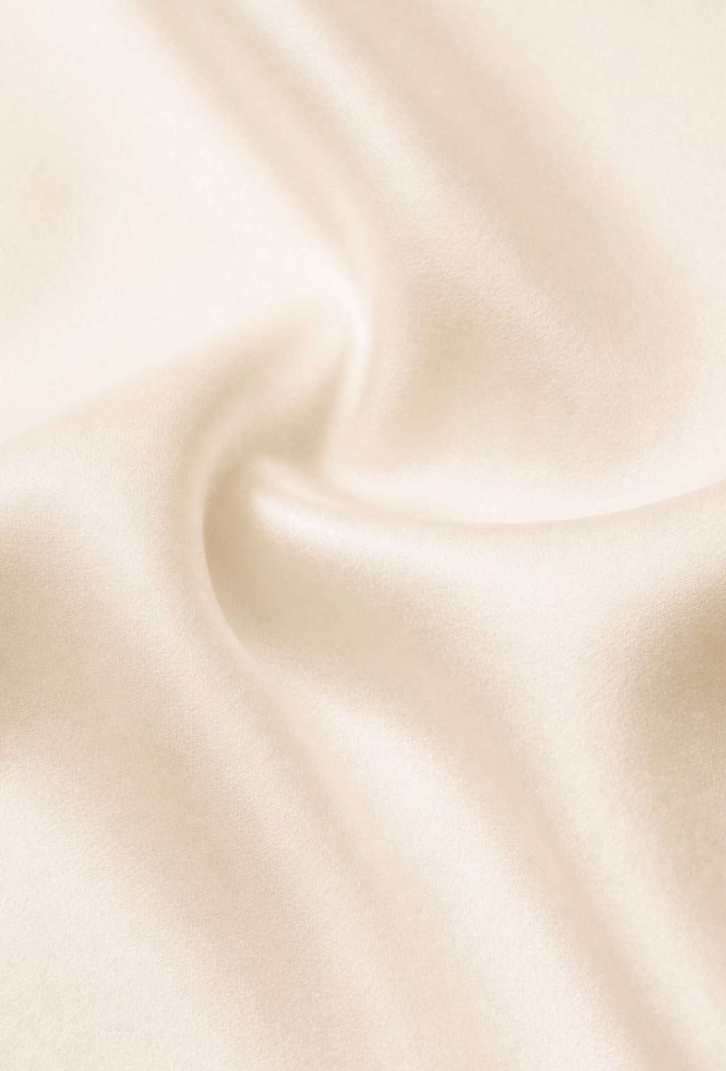 Creme silk fabric with a soft texture